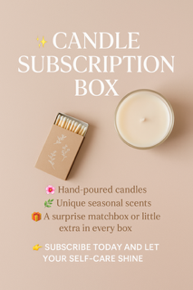 Candle Of The Month Subscription Box